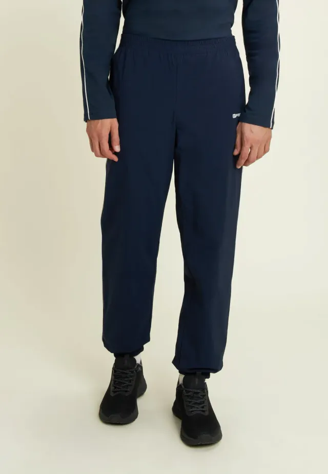 Freddy Herren Sporthose Nylon Stretch Dunkelblau-Weiß Kontrastnaht