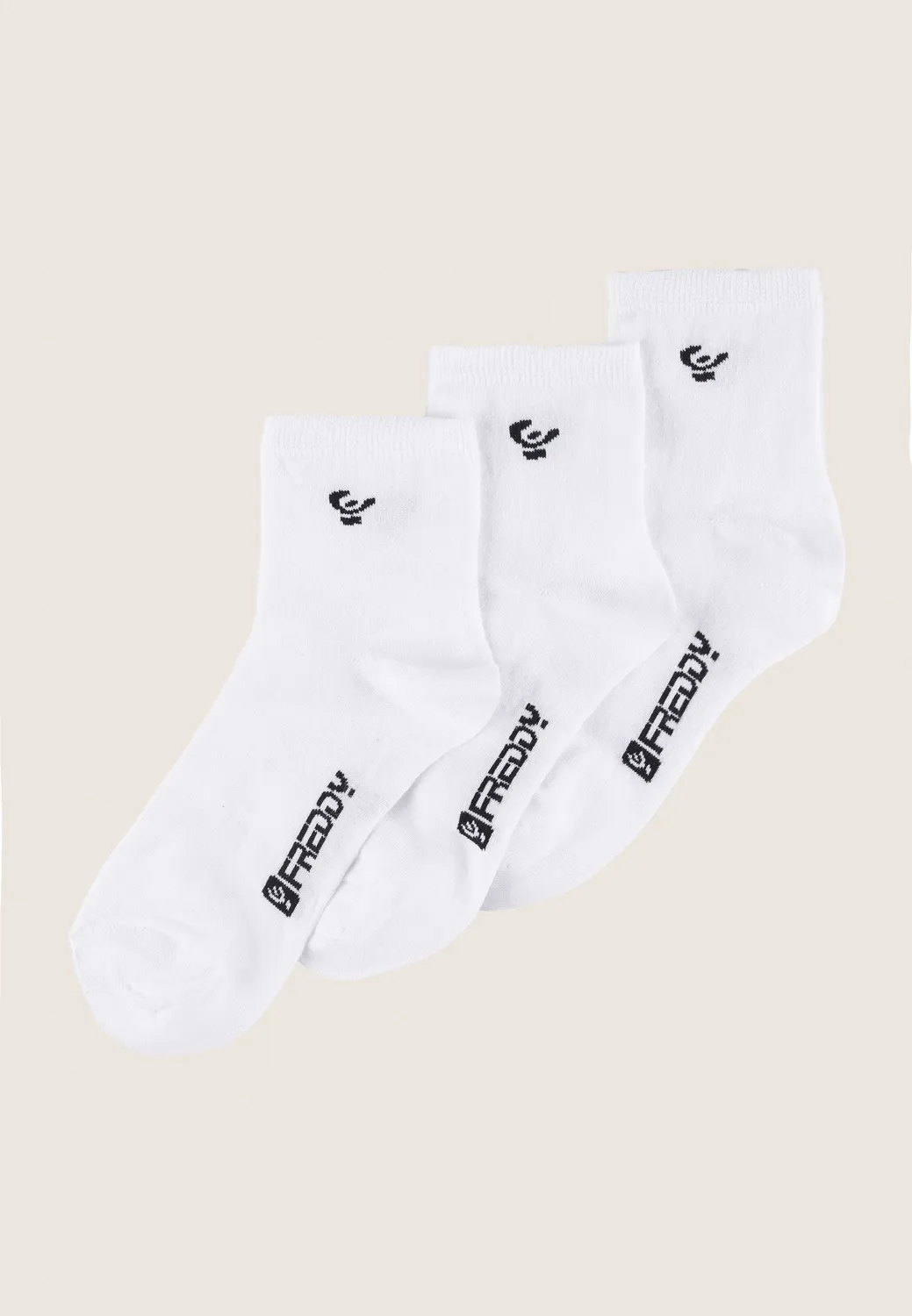 Freddy Sneaker Socken Baumwollmix 3er-Pack Blau atmungsaktiv