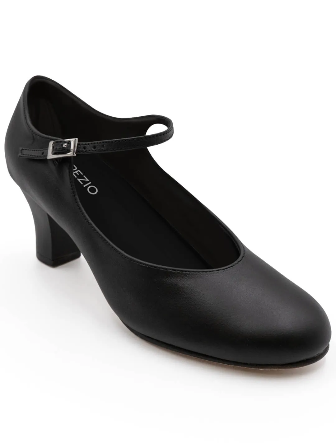 Capezio 830 Cassie Charakterschuh Schwarz 2 Zoll