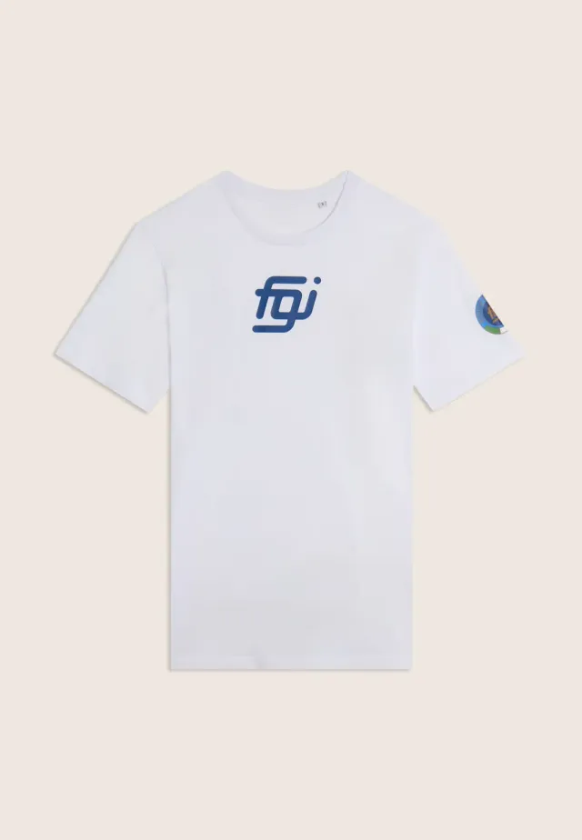 Freddy FGI T-Shirt Unisex Weiß Italien Baumwolle