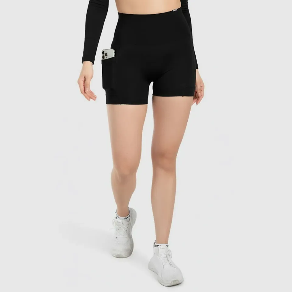 Smilodox Amaze Pro Josie Shorts Schwarz High Waist