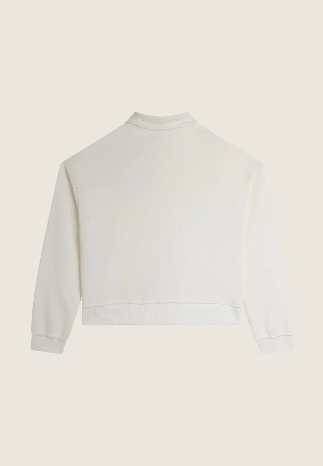 Freddy x ELITE Cropped Sweatshirt Polo grau Baumwolle