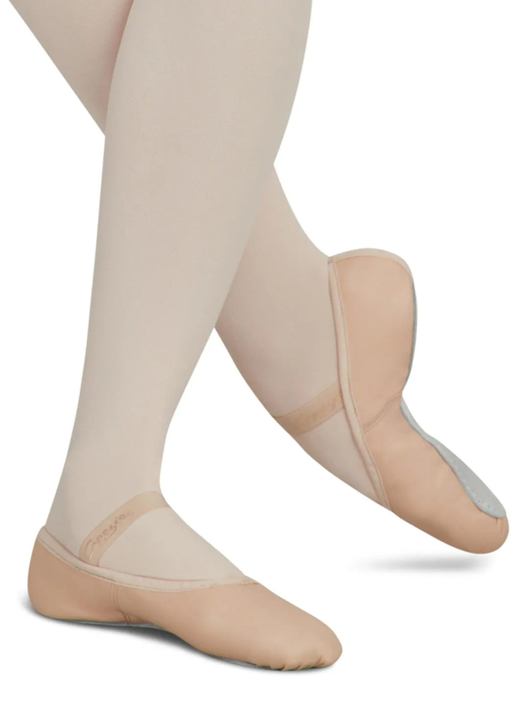 Capezio Daisy U205C Ballettschläppchen Kinder Ballet Pink Leder