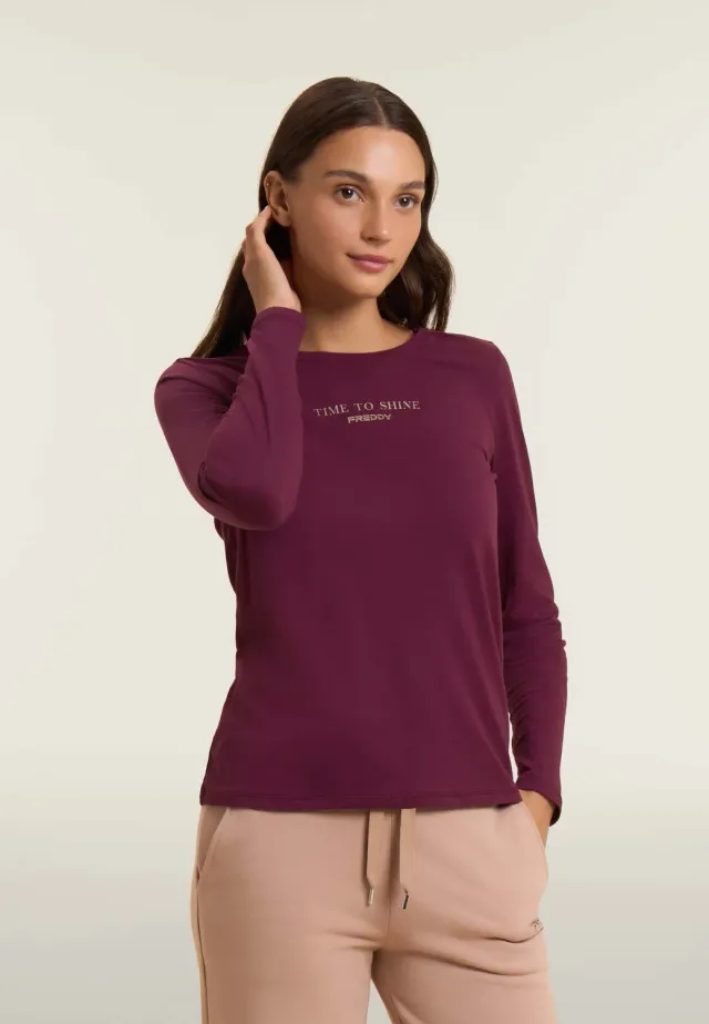 Freddy Time to Shine Langarmshirt K92 Supima