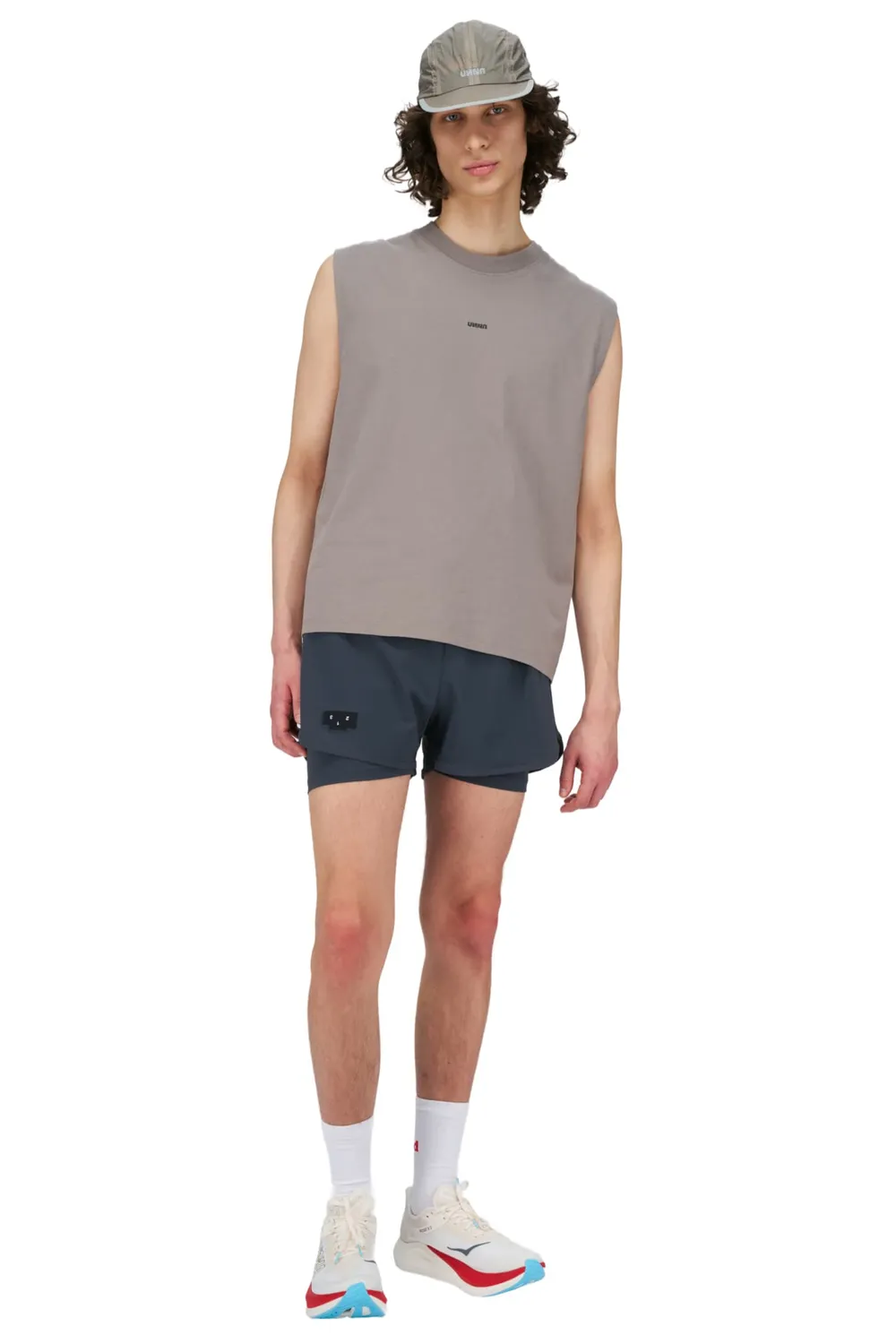 UNNA Flex Tank Tanktop Steel Grey reflektierend