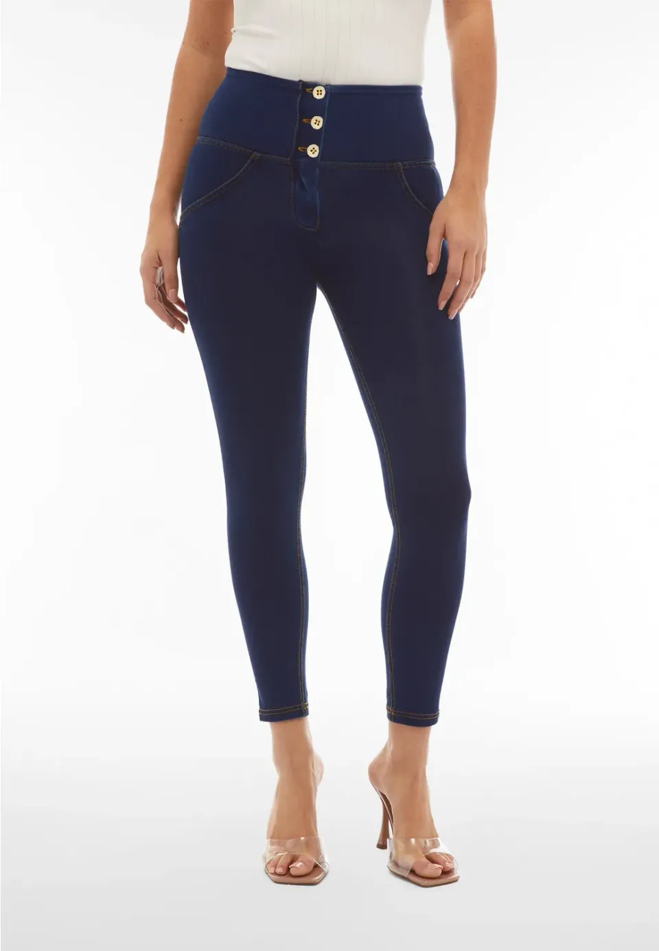 Freddy WR.UP Jeggings 7/8 dunkelblau Denim