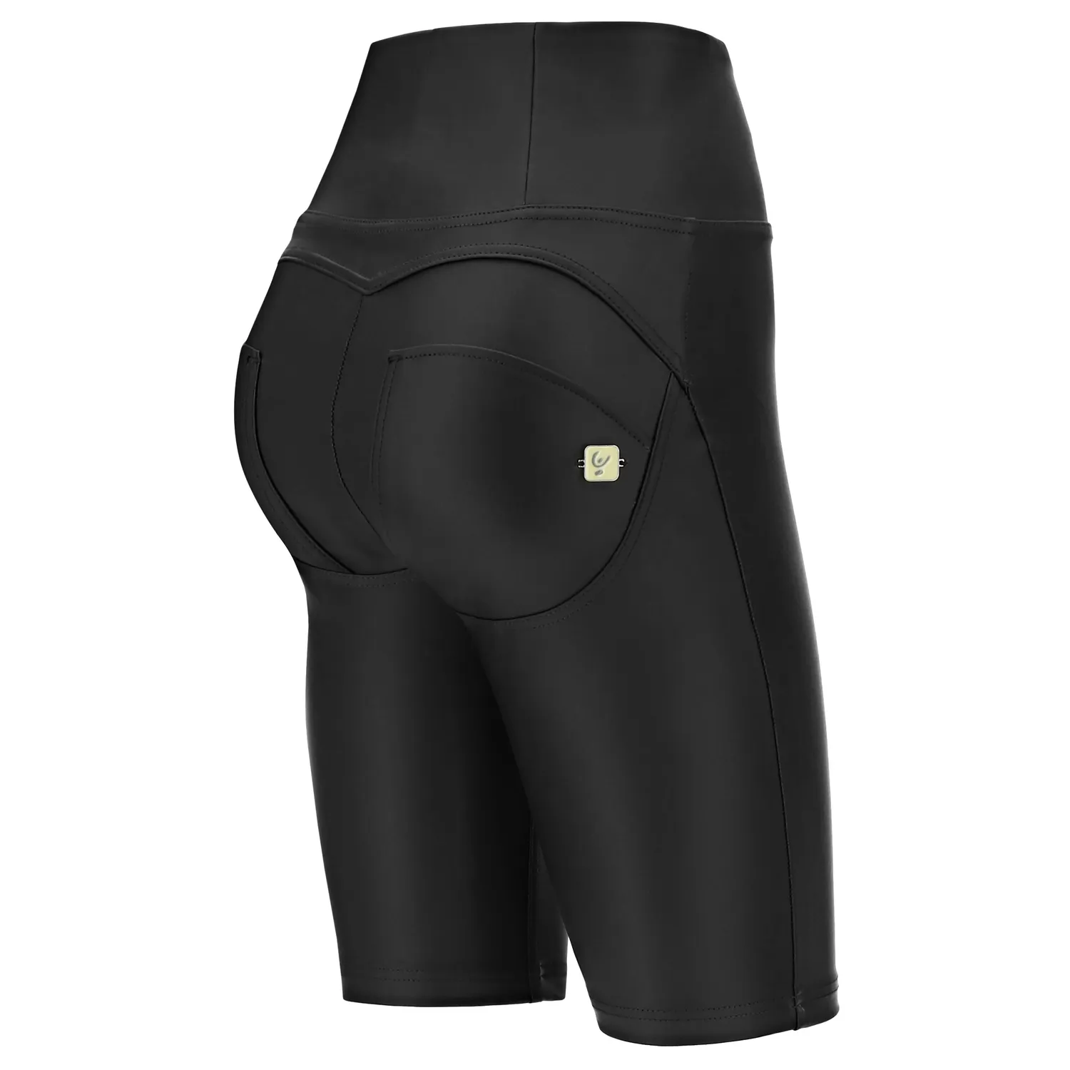 Freddy WR.UP Biker Kunstleder-Leggings Demitasse Push-up