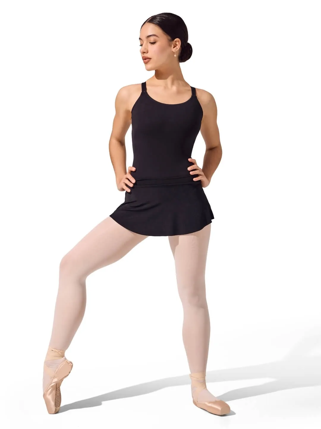 Capezio Class Collection Curved Tanzrock Schwarz pflegeleicht