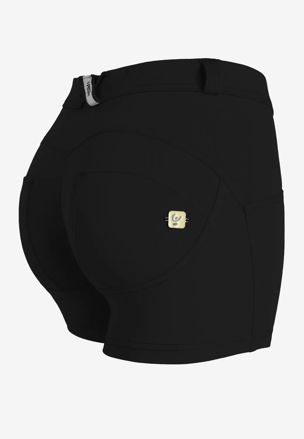 Freddy WR.UP Shorts Damen Jersey Schwarz Push-up