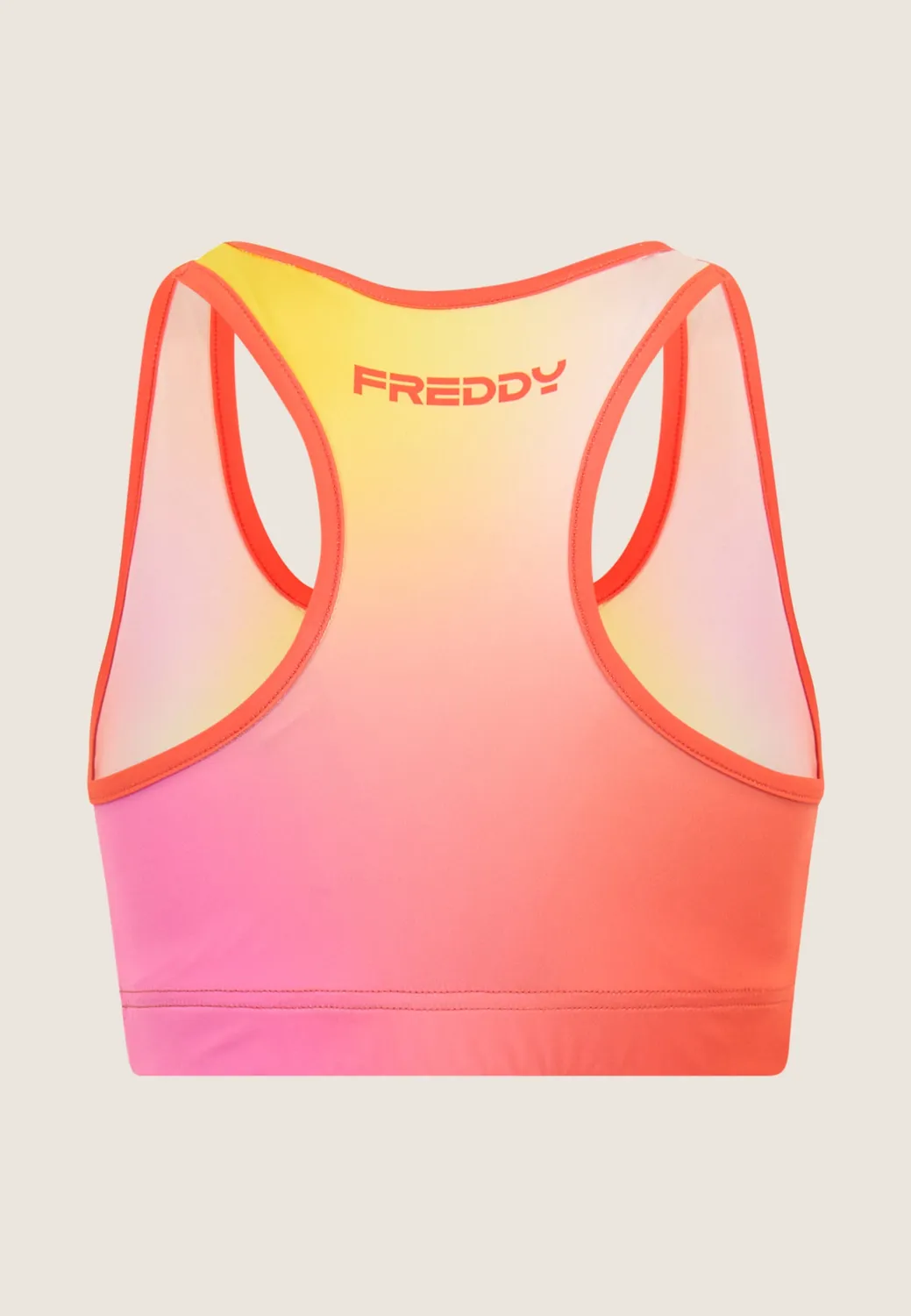 Freddy Beach Volley Top High Support Orange UPF50+