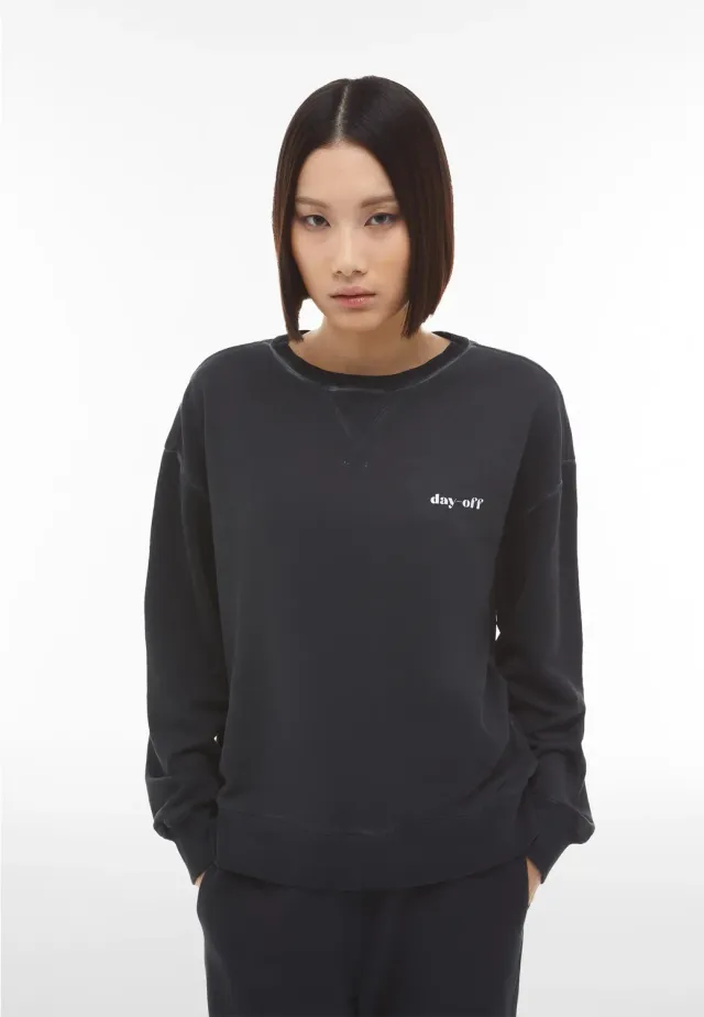 Freddy Day-Off Sweatshirt Mulberry Cold Dyed Comfort Fit