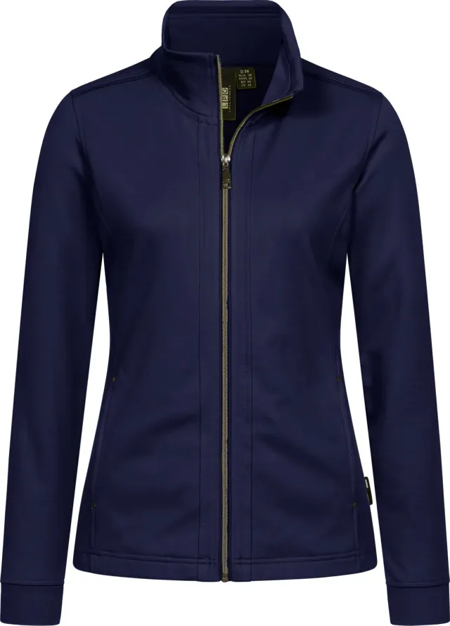 LPO Abby Sweatjacke Damen blau tailliert