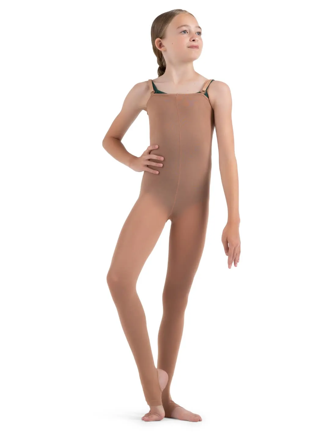 Capezio Ultra Soft 1819C Body Tight Steg Kinder Suntan
