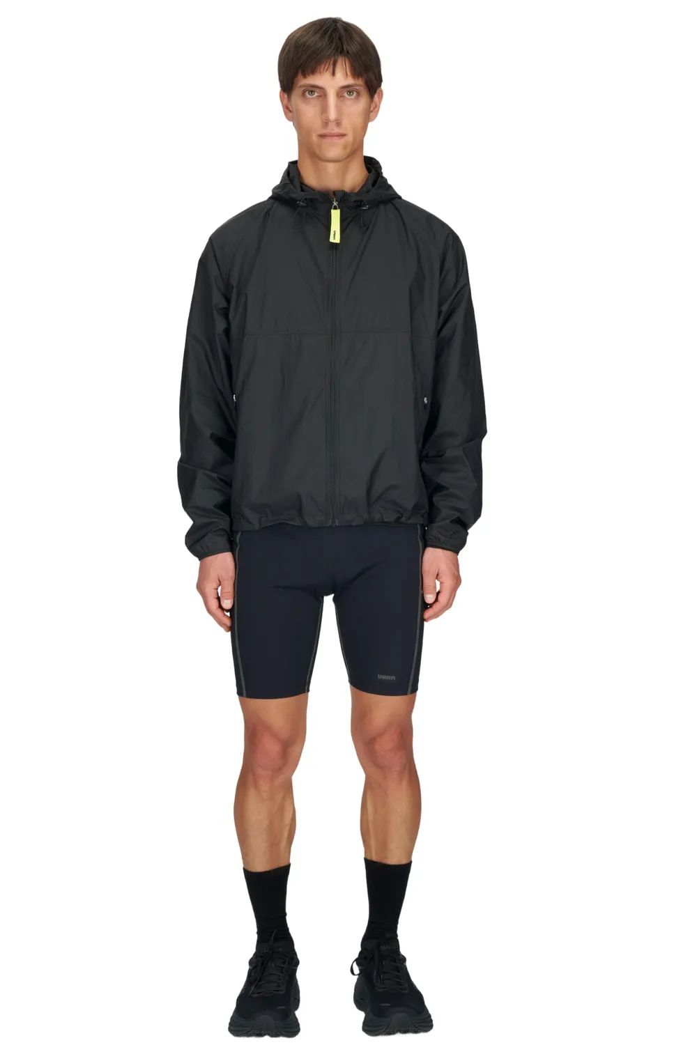 UNNA Smiles Run Jacket Laufjacke Schwarz winddicht