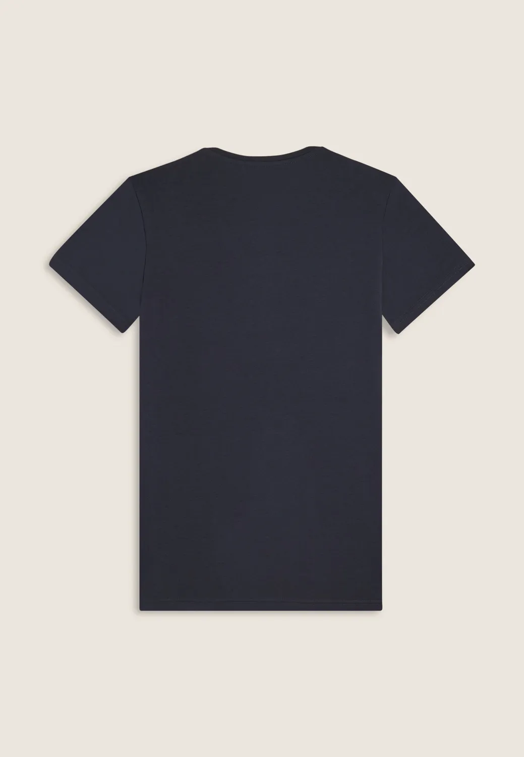 Freddy Herren T-Shirt Nero Baumwolle Kontrastbande