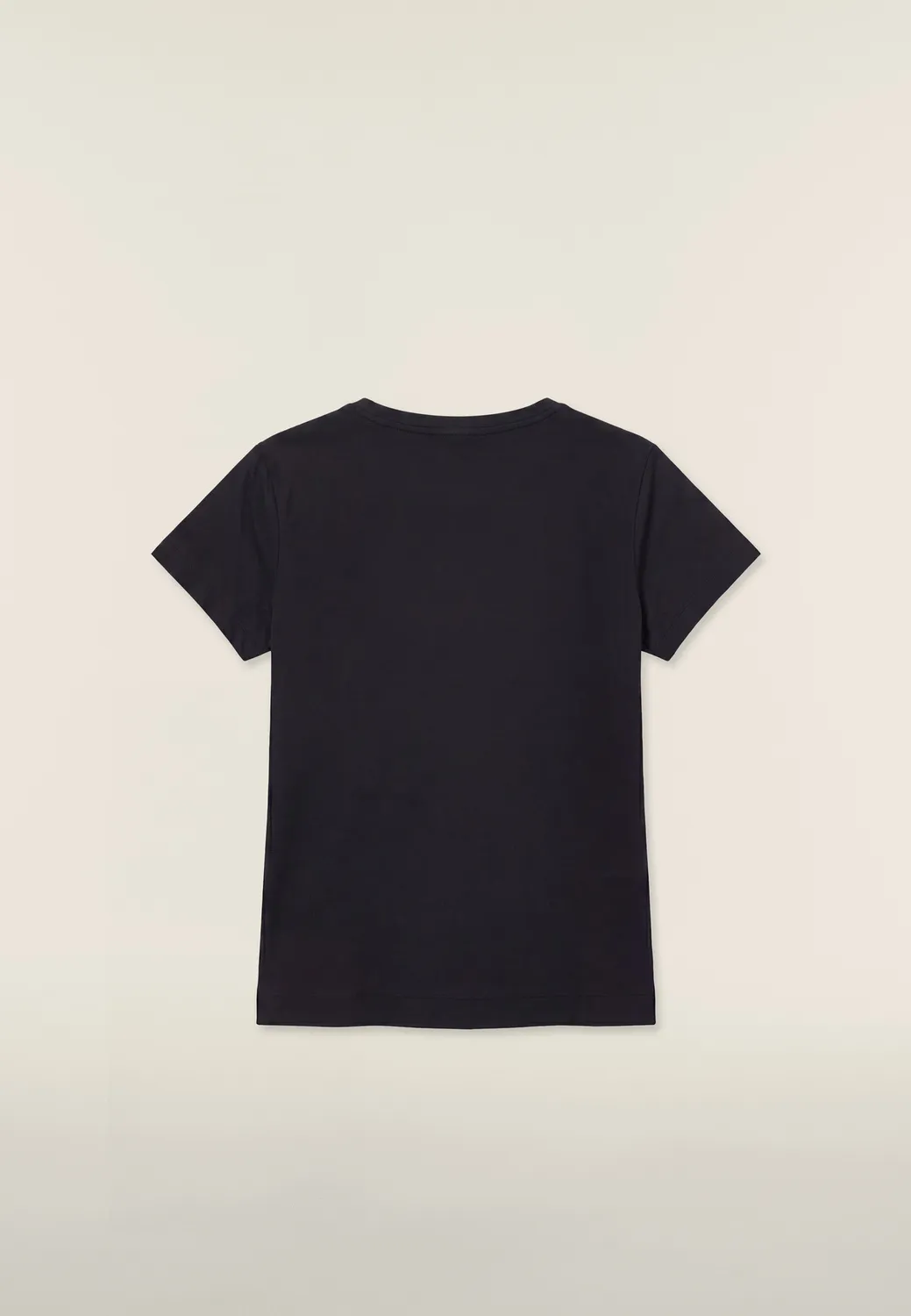 Freddy Regular T-Shirt Damen Schwarz Goldlogo