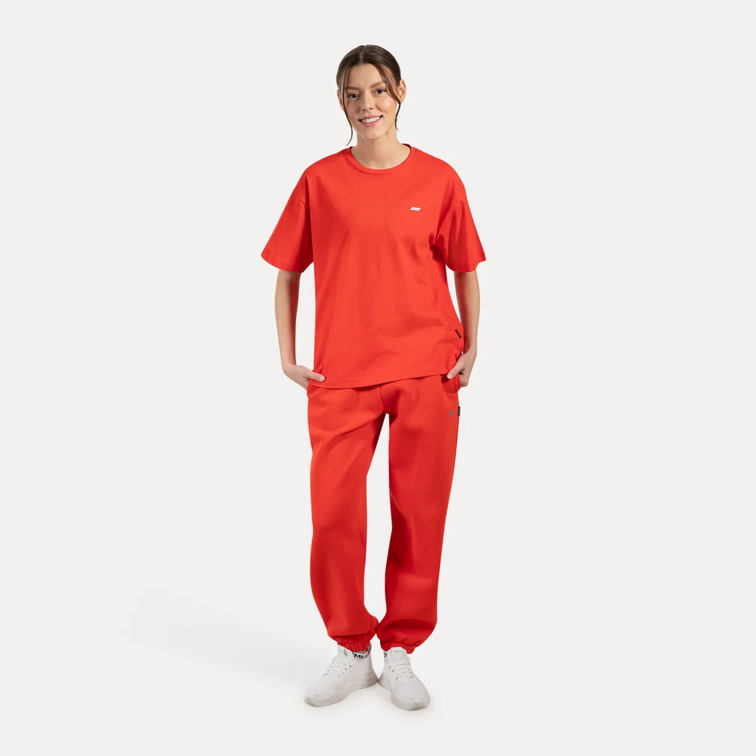 Smilodox Lunara Lyanna T-Shirt Schwarz Oversize Baumwolle