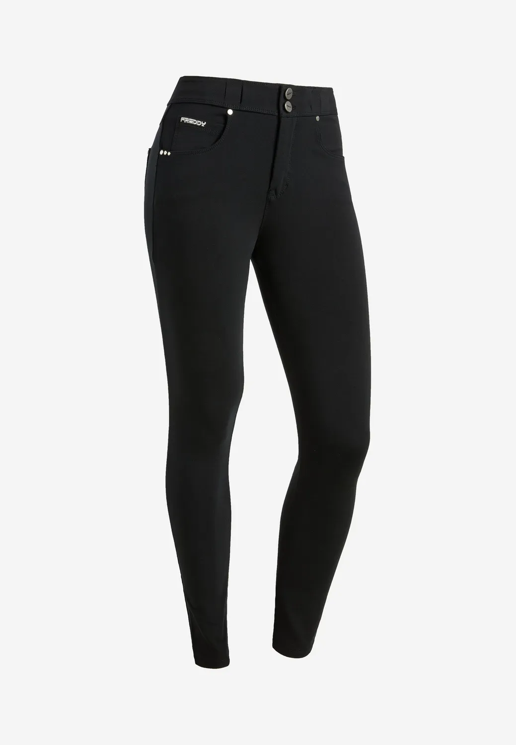 Freddy N.O.W. Skinny Hose Schwarz Bio-Jersey