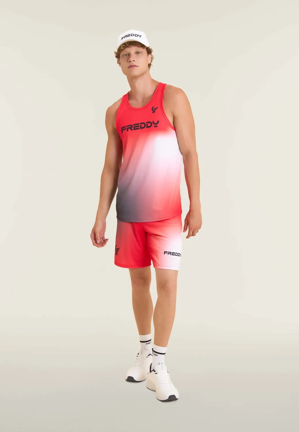 Freddy Beach Volley Tanktop Herren Rosso atmungsaktiv