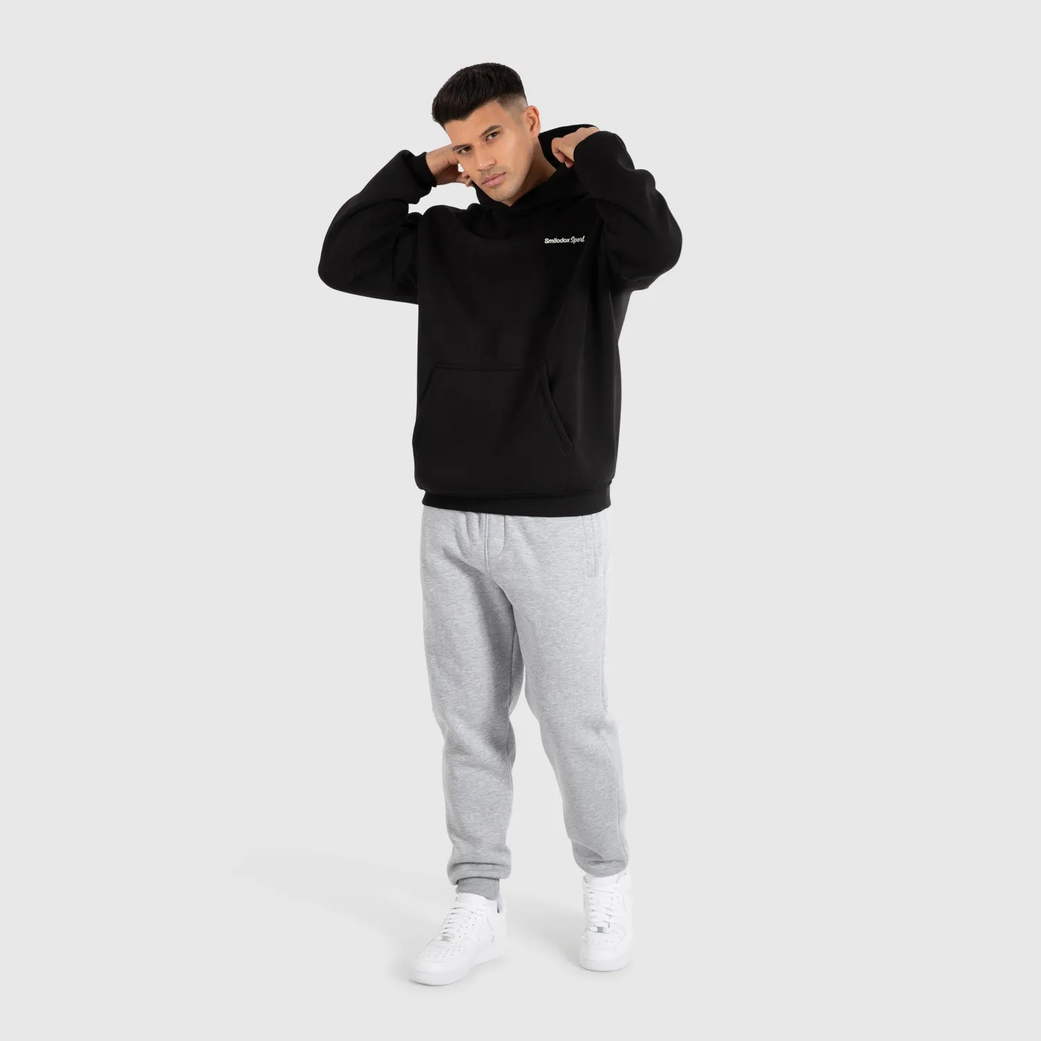 Smilodox Sorea Fortes Hoodie Schwarz Oversize