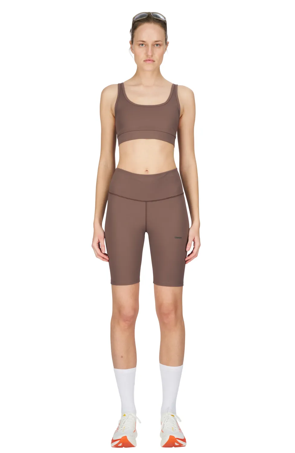 UNNA Good Place Shorts Damen Shorts Plum Grey light