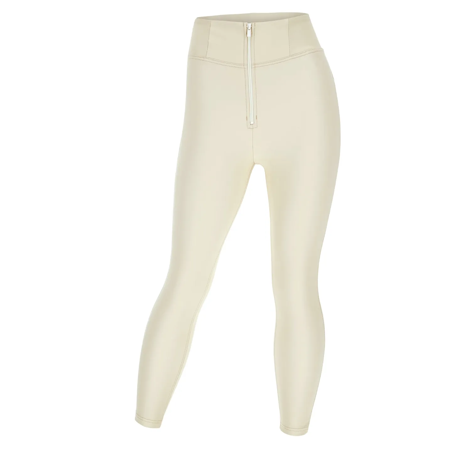 Freddy WR.UP Curvy 7/8 Superskinny Kunstleder-Leggings schwarz blickdicht