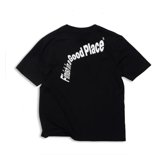 UNNA Skewed Tee W T-Shirt Damen Schwarz Bio-Baumwolle