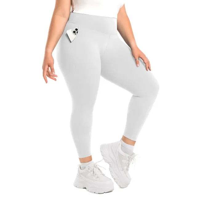SINOPHANT High Waist Fitness-Leggings schwarz große Größen