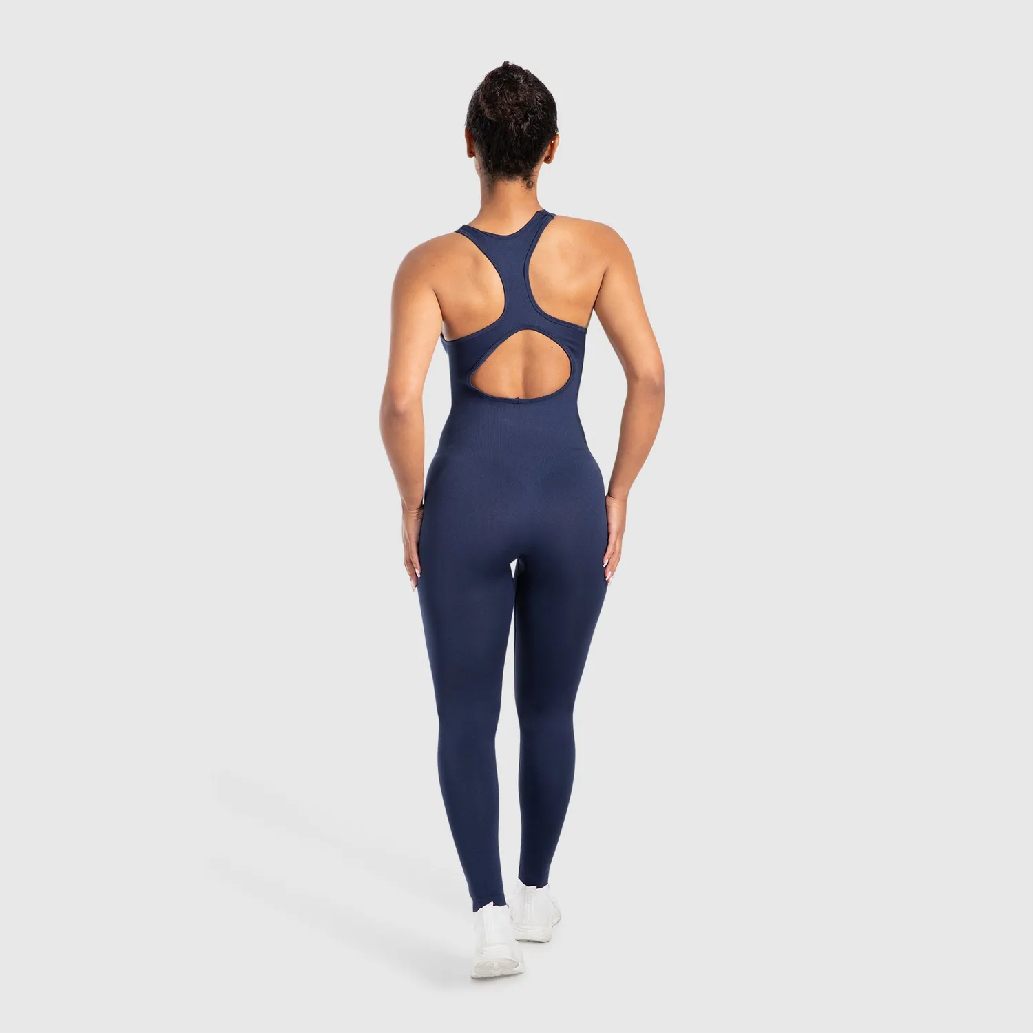 Smilodox Elsie Jumpsuit Schwarz Seamless