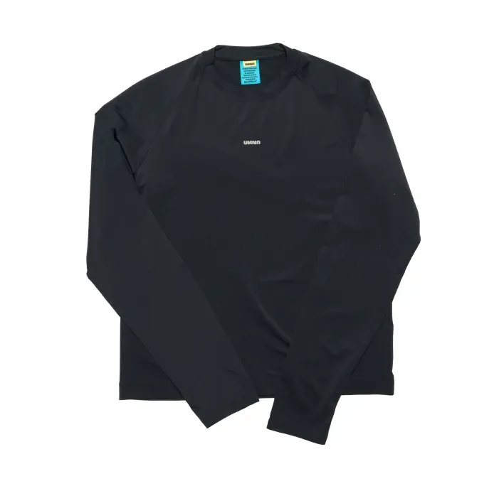UNNA Shiny Long Sleeve W Laufshirt Damen Schwarz