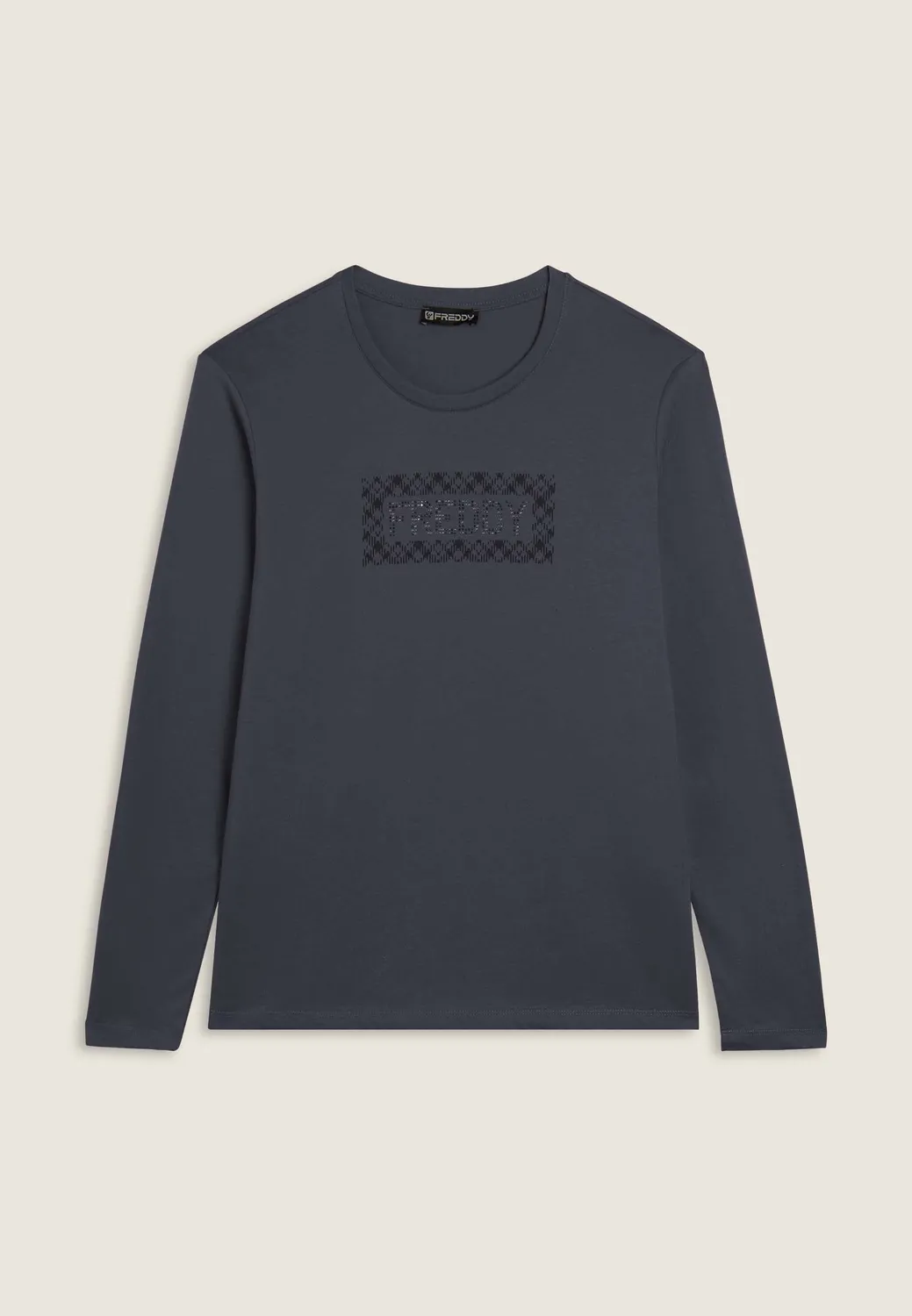Freddy Dept Langarmshirt Comfort Turbulence gemustert