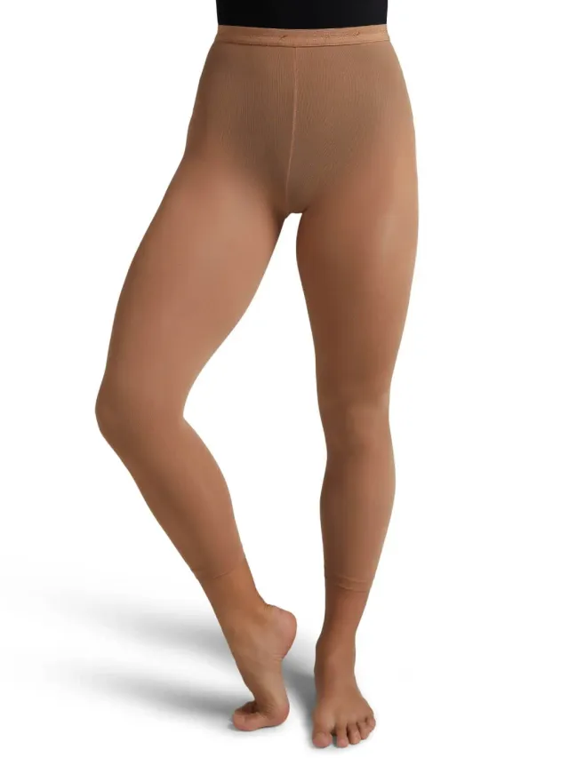Capezio Ultra Soft 1817 Fußlose Strumpfhose Schwarz matt