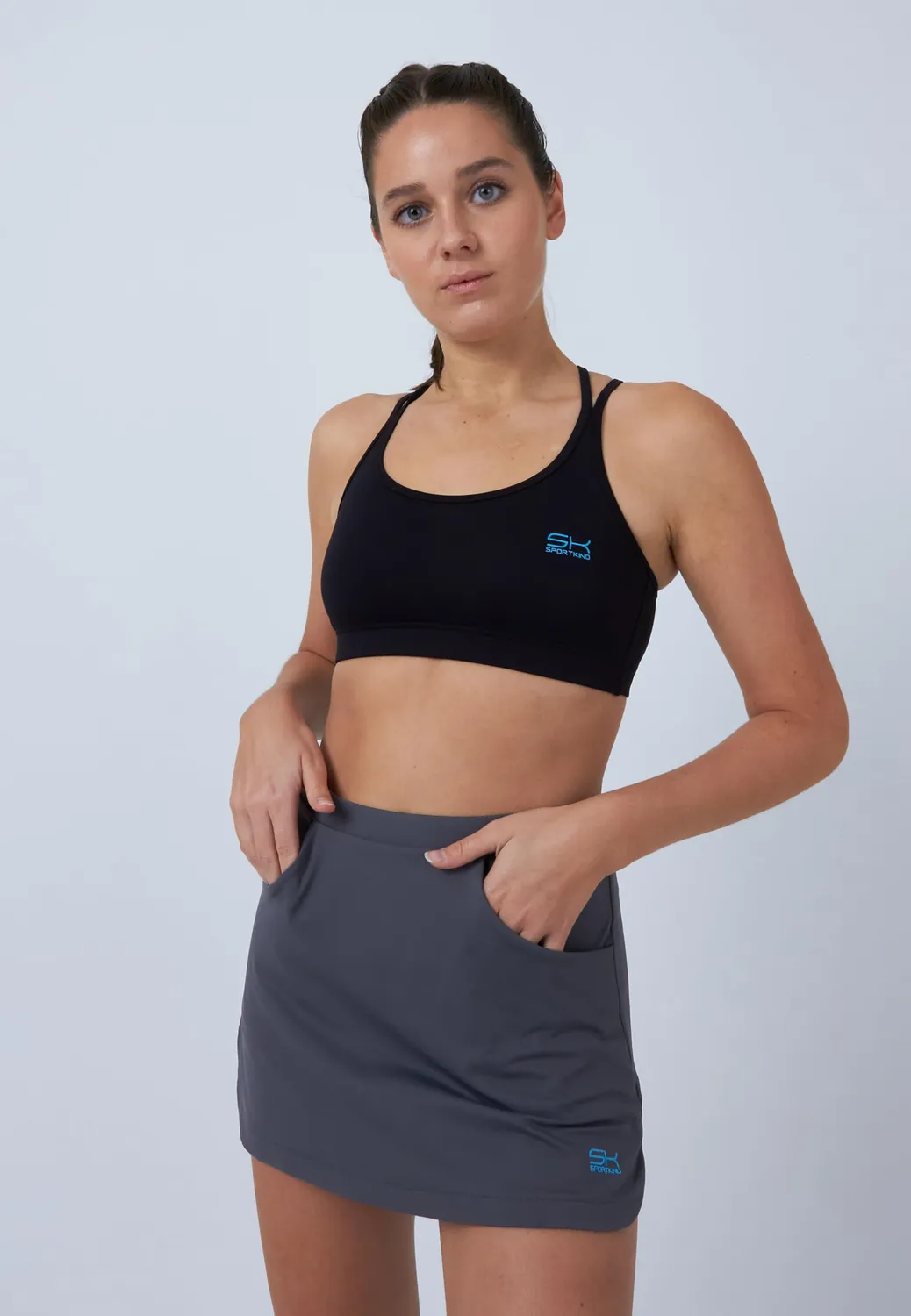 SPORTKIND Classic Skort Tennisrock mit Innenhose