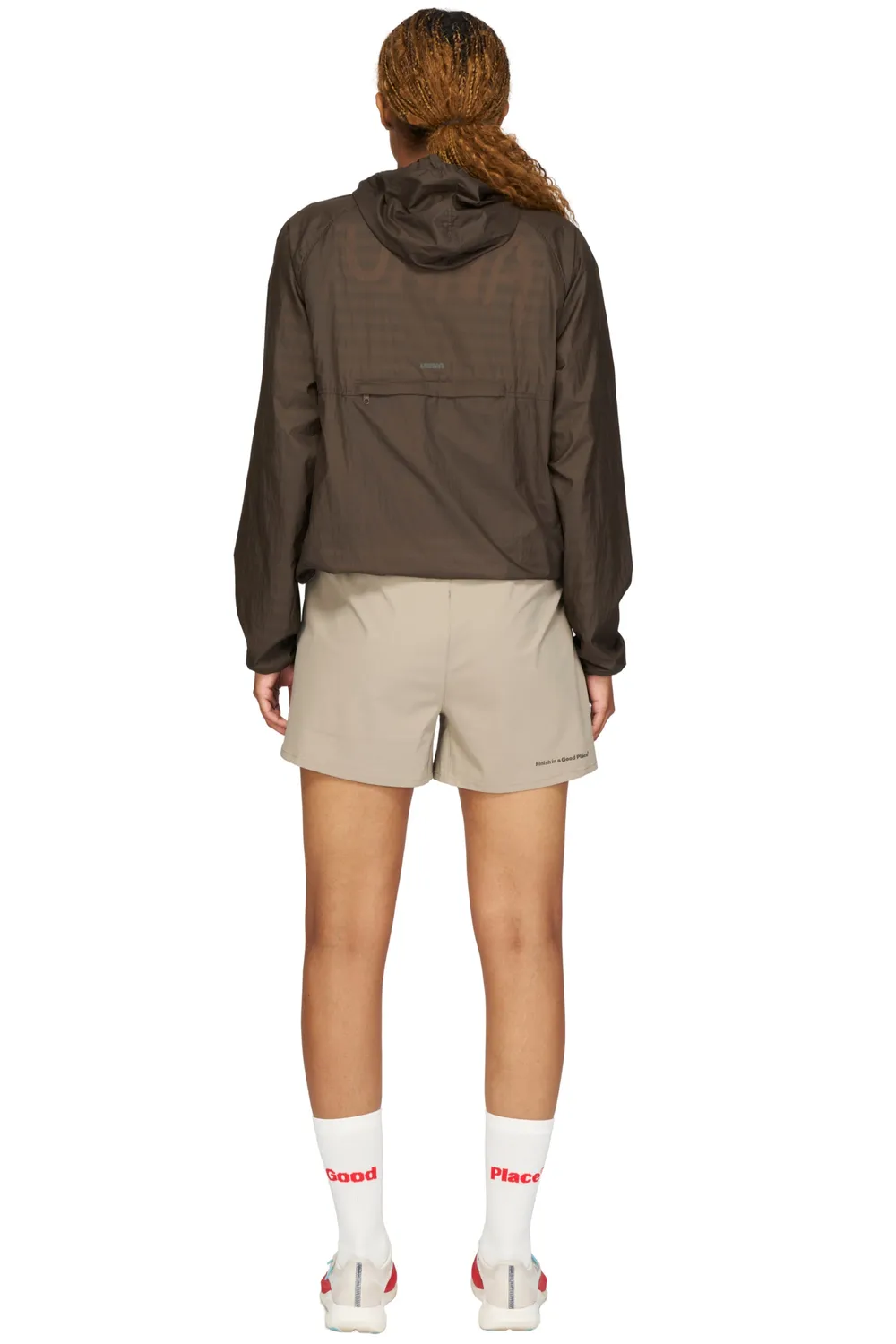 UNNA Smiles Run Jacket W Laufjacke Wren Brown Nylon