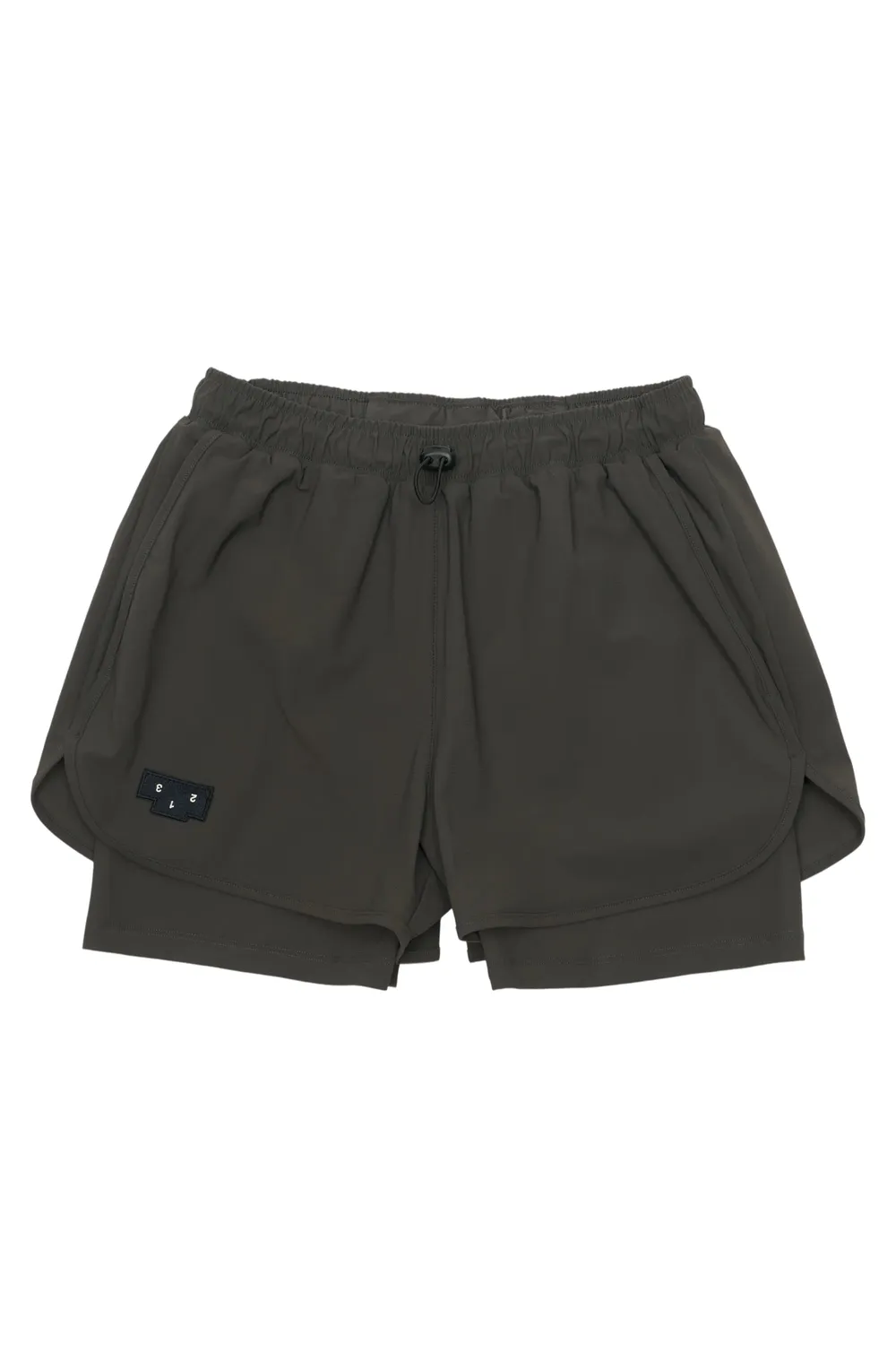 UNNA Flow Shorts 3 Laufshorts Damen Dark Grey Econyl