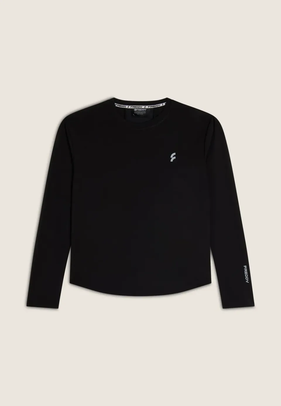 Freddy Herren Langarmshirt Mesh Black atmungsaktiv