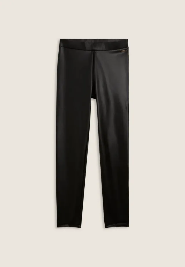 Freddy Similpelle Leggings schwarz regular blickdicht