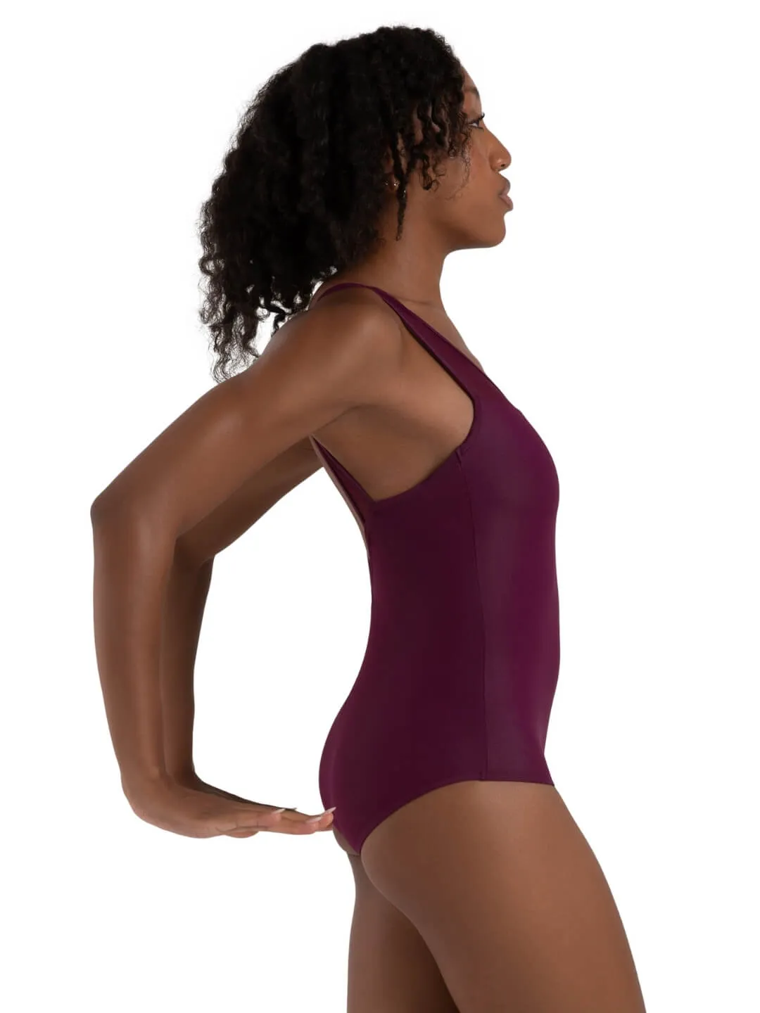 Capezio Curved Rhythm Luisa 12260W Ballettanzug Schwarz Mesh