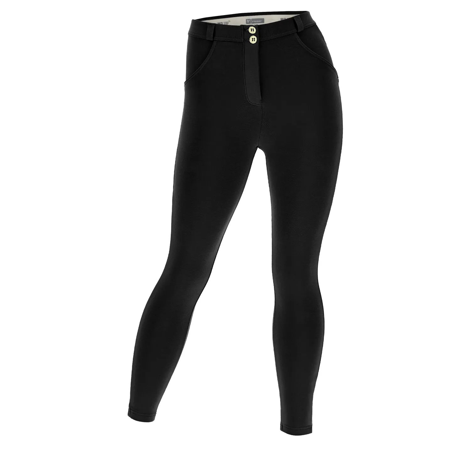 Freddy WR.UP 7/8 Curvy Push-up-Hose Schwarz Bio-Baumwolle