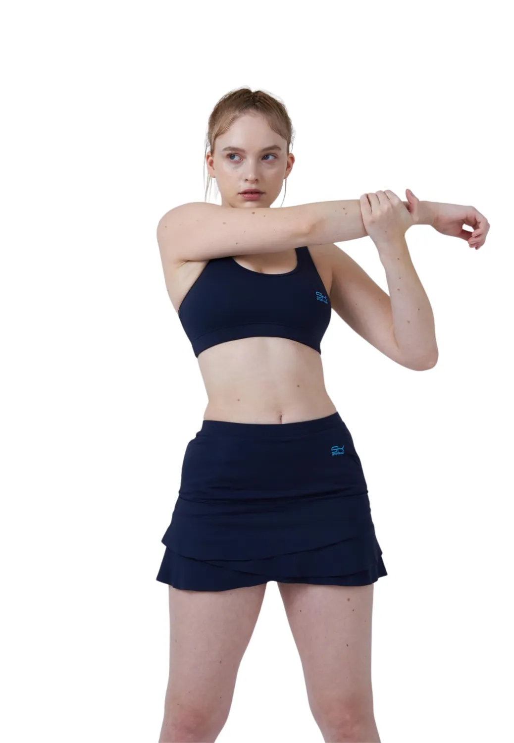 SPORTKIND Tulip Light Skort Tannengrün Rock mit Hose