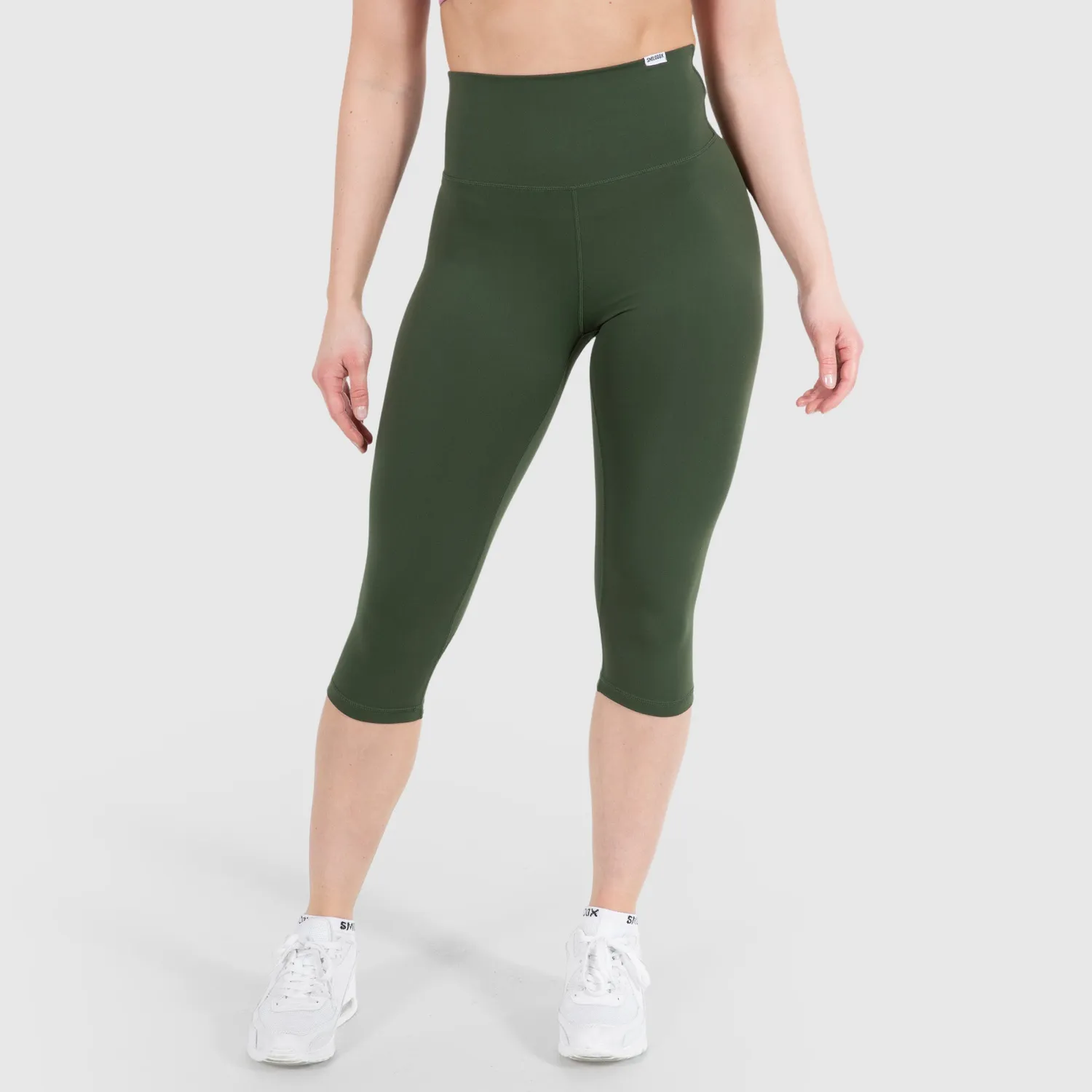 Smilodox Caprice Capri Leggings Damen Schwarz High Waist