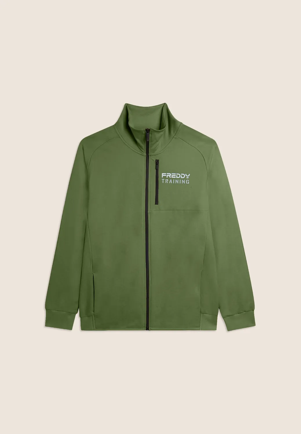 Freddy Full-Zip Hoodie Schwarz Taschino Regular Fit