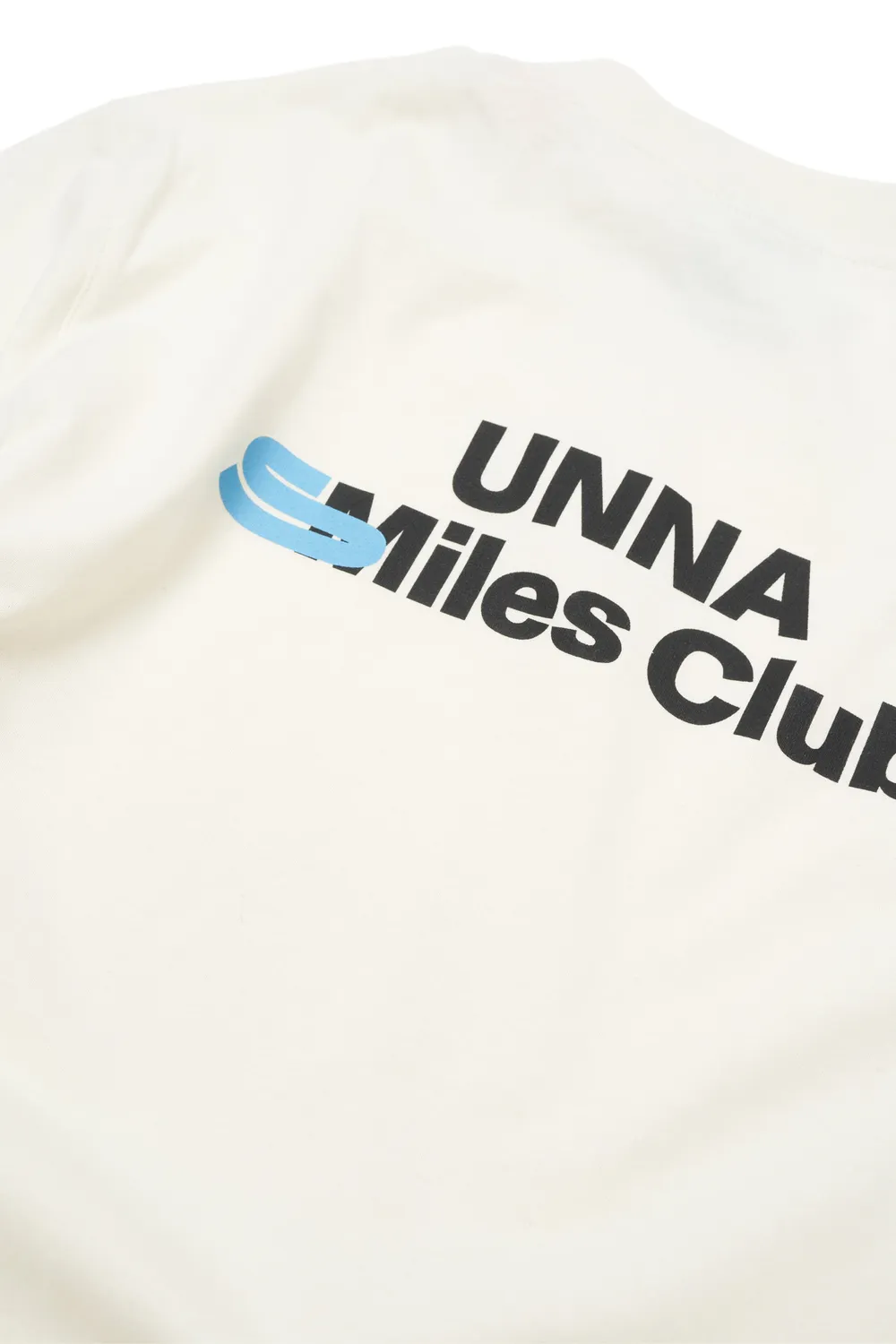 UNNA Smiles Club Tee T-Shirt Vanilla White Regular Fit
