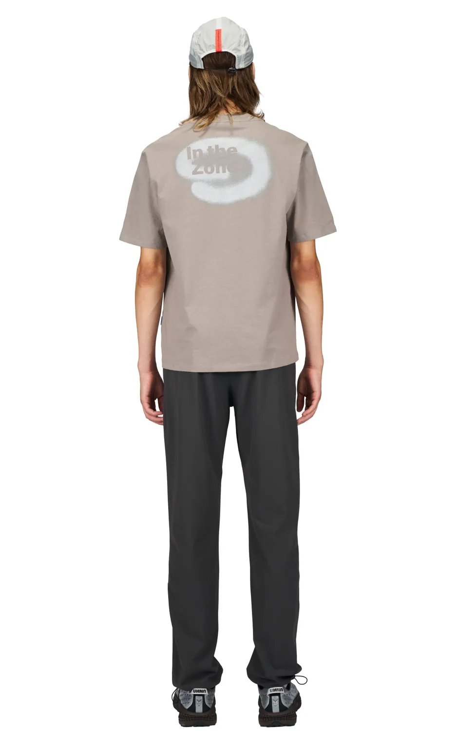 UNNA In The Zone Tee T-Shirt Fog Grey Bio-Baumwolle