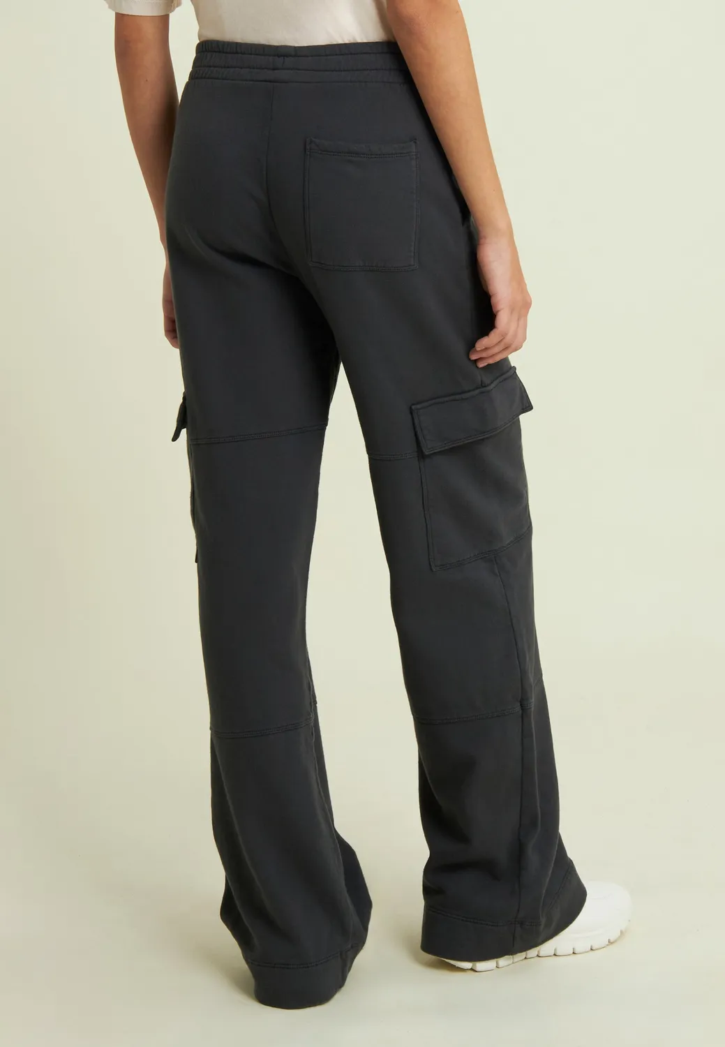 Freddy Cargo Sweathose Gray Asphalt Wide Leg