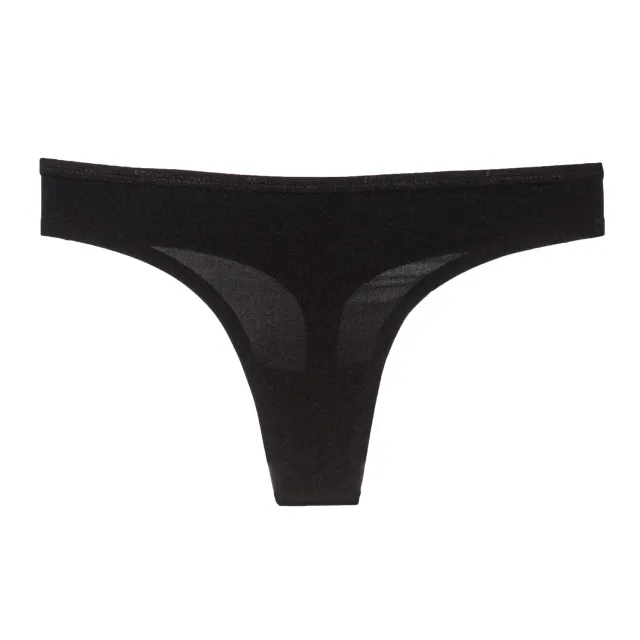 Freddy Light Support Tanga Schwarz Nahtlos