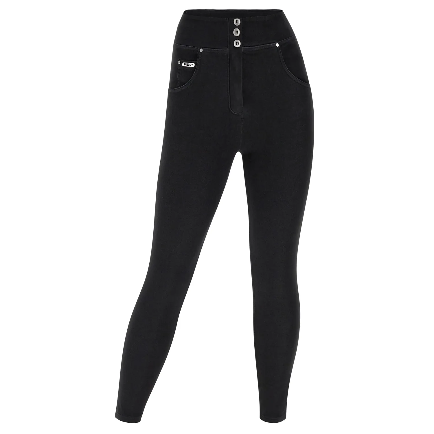 Freddy WR.UP Curvy Superskinny Jeans Schwarz Push-up