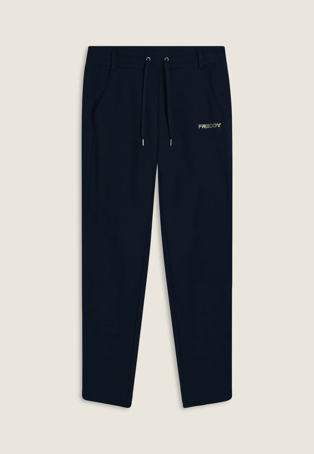 Freddy Slim Fit Sporthose schwarz Seitenschlitz