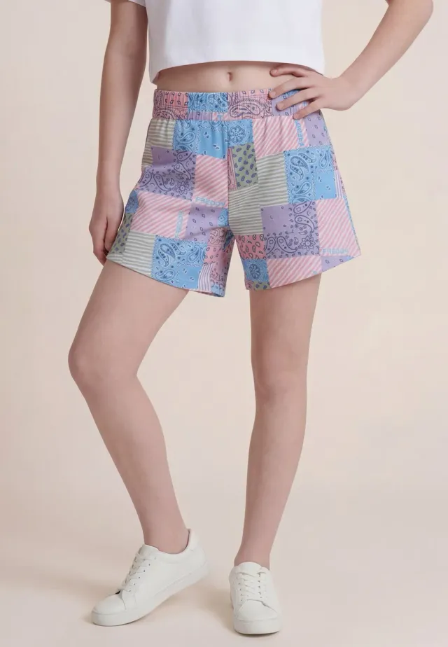 Freddy Shorts Mädchen Jersey Bunt Mid-Thigh Bequem