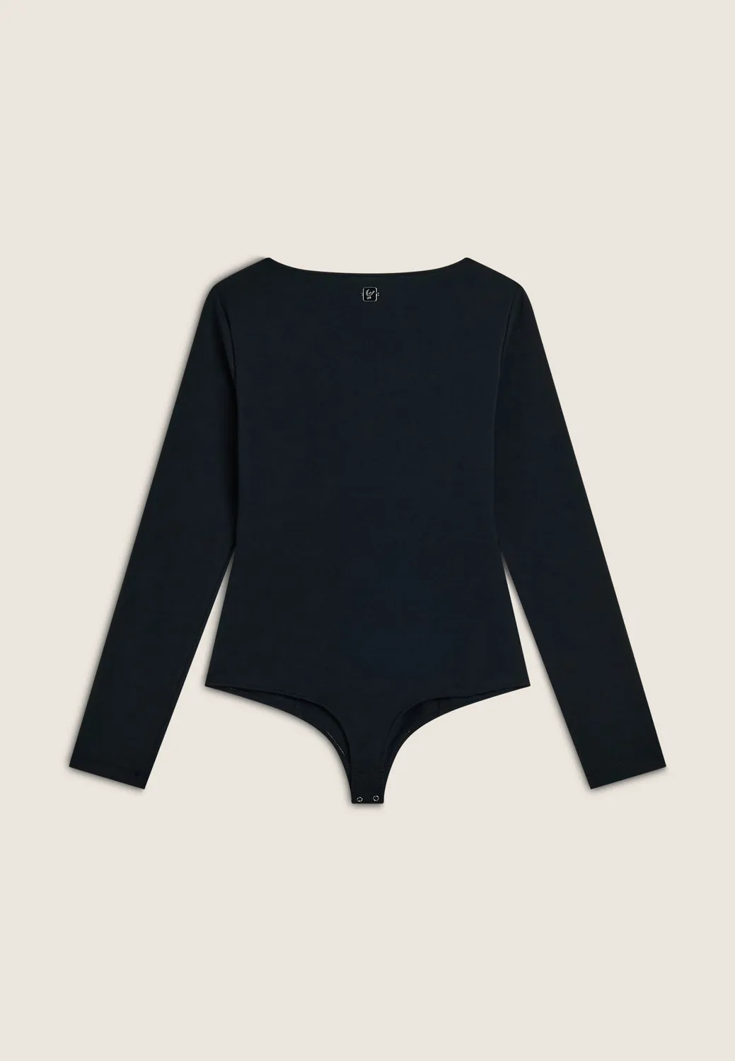 Freddy Body eckiger Ausschnitt Nero Bio-Baumwolle